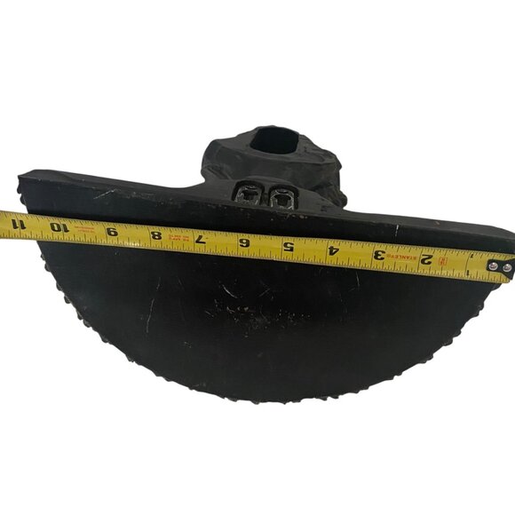 Black Carved Resin Faux Wood Wall Shelf Pedestal Console Bracket Pinecone Design - Picture 5 of 7